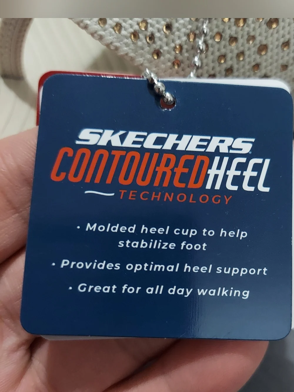 NWT Skechers Arch Fit Go Walk Rhinestone Sandals Wide Fit Size 8
